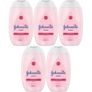 Johnsons Baby Bebek Losyon 300ML (5 Li Set)