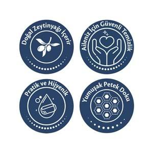 Komili Islak Havlu Mendil 90 Yaprak Karma 4 Lü Set (Okyanus Esintisi-Gül Kokulu) 360 Yaprak