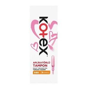 Kotex Aplikatörlü Tampon Normal 16 Lı Set (2PK*8)