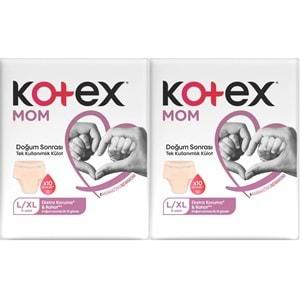 Kotex Mom Lohusa Külodu - Külot Bez L - Large - Büyük / XL - Extra Large - 16 Lı Set (2PK*8)
