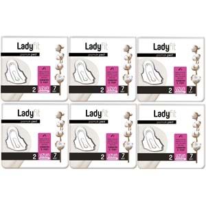 Ladyfit Pamuk Ped Uzun 6 Lı Set (İç Adet 42) (6PK*7)