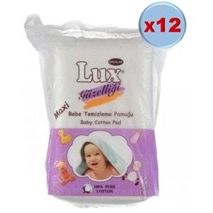 Lux Islak Havlu Mendil 120 Yaprak Klasik (12 Li Set) Plastik Kapaklı
