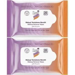 Lux Makyaj Temizleme Mendili Havlu 40 Yaprak (2PK*20)