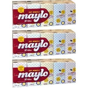 Maylo Cep Kağıt Mendil 30 Lu Set (3PK*10)