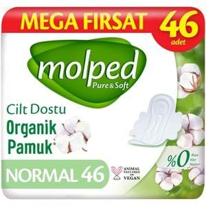 Molped Pure&Soft Hijyenik Ped Normal 1104 (24PK*46) Adet Mega Pk