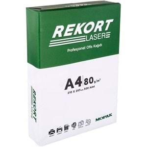 Mopak Rekort A4 80GR/M2 Fotokopi Kağıdı 5000 Adet (10PK*500)