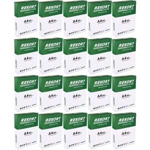 Mopak Rekort A4 80GR/M2 Fotokopi Kağıdı 10000 Adet (20PK*500)