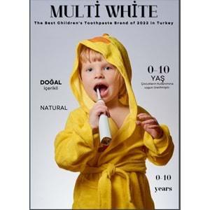 Multi White Diş Macunu 50ML Çilek Aromalı Bol Vitaminli (0-10 Yaş) (12 Li Set)