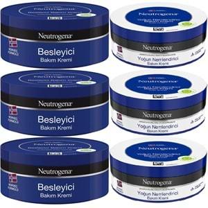 Neutrogena Norveç Formülü Bakım Kremi 200 ML (Karma 6 Lı Set Besleyici ve Yoğun)