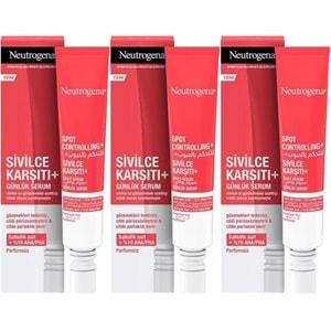 Neutrogena Spot Controlling Sivilce Karşıtı Serum 30ML (3 Lü Set)