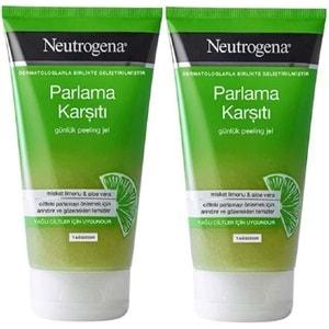 Neutrogene Parlama Karşıtı Yağsız Peeling Jel 150ML (2 Li Set)