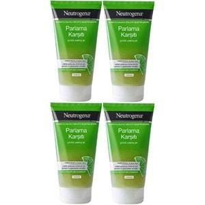 Neutrogena Parlama Karşıtı Yağsız Peeling Jel 150ML (4 Lü Set)