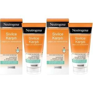 Neutrogena Sivilce Karşıtı Yağsız Yüz Nemlendiricisi 50ML (2 Li Set)