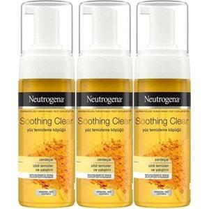 Neutrogena Soothing Clear Yüz Temizleme Köpüğü 150ML (3 Lü Set)