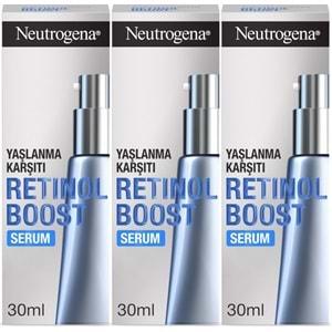 Neutrogena Retinol Boost Serum Antiaging 30ML (Yaşlanma Karşıtı Serum) (3 Lü Set)