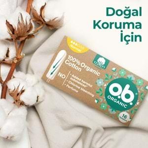 O.B Organic Normal Tampon 48 Li Set (3PK*16)