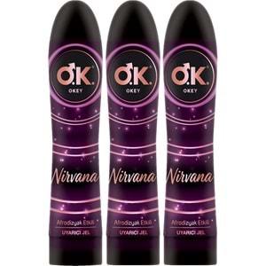 Okey Kayganlaştırıcı Jel 100ML Nirvana (3 Lü Set)