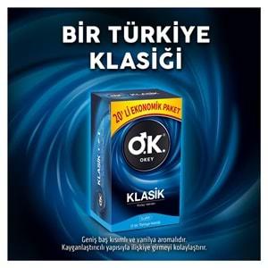 Okey Prezervatif 40 Adet Klasik Ekonomik Pk (2 Li Set)