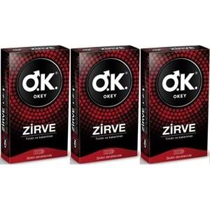 Okey Prezervatif 30 Adet Zirve (3 Lü Set)