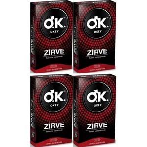 Okey Prezervatif 40 Adet Zirve (4 Lü Set)