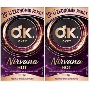 Okey Prezervatif 40 Adet Nirvana Ekonomik Pk (2PK*20)