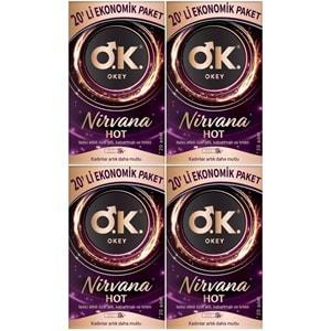 Okey Prezervatif 80 Adet Nirvana Ekonomik Pk (4PK*20)