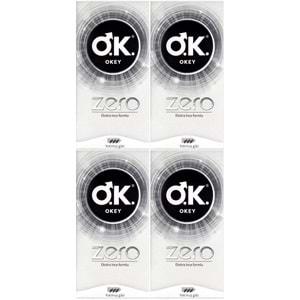 Okey Prezervatif 40 Adet Zero (Ekstra İnce Formlu) (4PK*10)