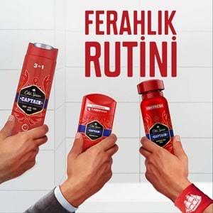 Old Spice WhiteWater & Captain Stick Roll-On Men/Erkek Deodorant 50ML (Karma 4 Lü Set)