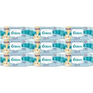 Önlem Islak Havlu Mendil 90 Yaprak Papatya Özü (9 Lu Set) Plastik Kapaklı 810 Yaprak