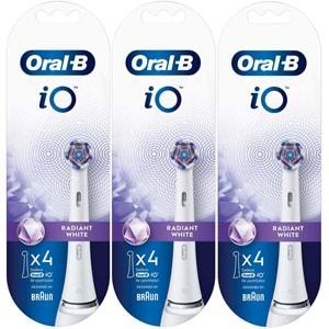 Oral-B Diş Fırçası Yedek Başlığı Radiant White Beyaz 12 Adet (3PK*4)