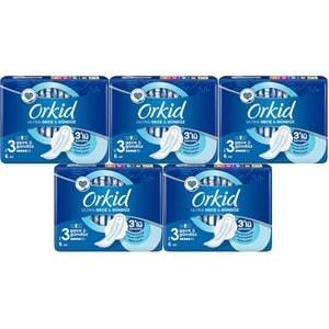 Orkid Hijyenik Ped Ultra Extra Gece&Gündüz 30 Adet (5PK*6)