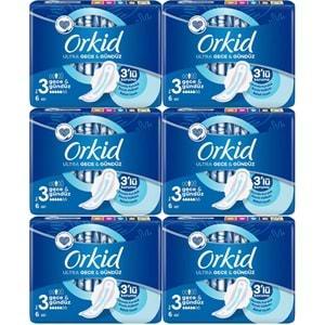 Orkid Hijyenik Ped Ultra Extra Gece&Gündüz 36 Adet (6PK*6)