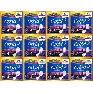 Orkid Platinum Hijyenik Ped Gece Extra 168 Adet (12PK*14) Süper Ekonomik Pk