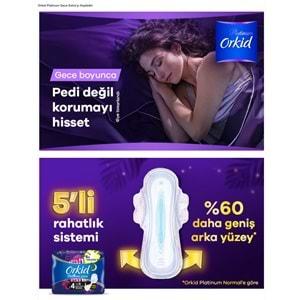 Orkid Platinum Hijyenik Ped Gece Extra 252 Adet (18PK*14) Süper Ekonomik Pk