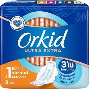 Orkid Hijyenik Ped Ultra Extra Normal 144 Adet Standart Pk (18PK*8)