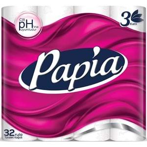 Papia Tuvalet Kağıdı (3 Katlı) 128 Li Pk (4Pk*32)