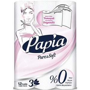 Papia Pure Soft Kağıt Havlu 36 Lı Set (3 Katlı) (3PK*12)