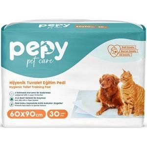 Pepy Evcil Hayvan Tuvalet Eğitim Pedi 60*90CM 180 Adet (6PK*30)