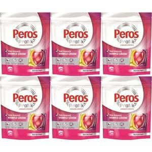 Peros Pratik Matik Çamaşır Deterjanı Kapsülü - Tableti 156 Adet Renkliler (6PK*26)