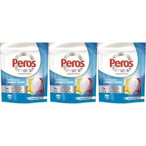 Peros Pratik Matik Çamaşır Deterjanı Kapsülü - Tableti 78 Adet Beyazlar (3PK*26)