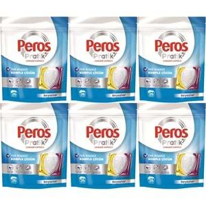 Peros Pratik Matik Çamaşır Deterjanı Kapsülü - Tableti 156 Adet Beyazlar (6PK*26)