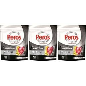 Peros Pratik Matik Çamaşır Deterjanı Kapsülü - Tableti 78 Adet Siyahlar (3PK*26)