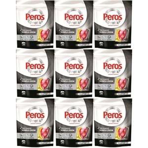 Peros Pratik Matik Çamaşır Deterjanı Kapsülü - Tableti 234 Adet Siyahlar (9PK*26)