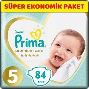 Prima Premium Care Bebek Bezi Beden:5 (11-16Kg) Junior 84 Adet Süper Ekonomik Pk