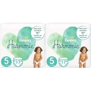 Prima Pampers Harmonie Bebek Bezi Beden:5 (11-16Kg) Junior 34 Adet Süper Ekonomik Pk