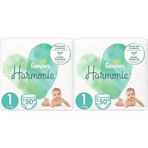 Prima Pampers Harmonie Bebek Bezi Beden:1 (2-5Kg) Yeni Doğan 100 Adet Ekonomik Ultra Fırsat Pk