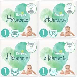 Prima Pampers Harmonie Bebek Bezi Beden:1 (2-5Kg) Yeni Doğan 200 Adet Avantaj Ultra Fırsat Pk