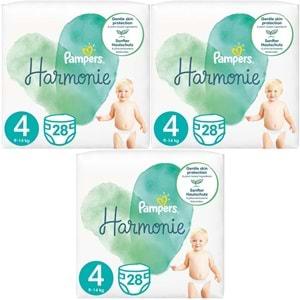 Prima Pampers Harmonie Bebek Bezi Beden:4 (9-14KG) Maxi 84 Adet Aylık Ultra Fırsat Pk