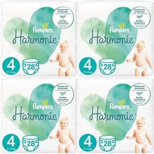 Prima Pampers Harmonie Bebek Bezi Beden:4 (9-14KG) Maxi 112 Adet Avantaj Ultra Fırsat Pk