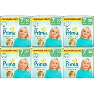 Prima Premium Care Bebek Bezi Beden:7 (15+KG) XXX Large 180 Adet Süper Ekonomik Mega Pk